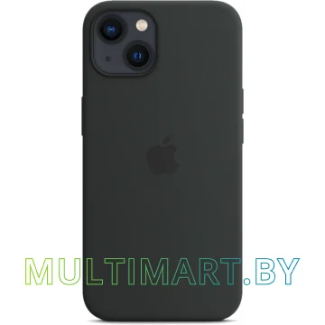 Чехол для телефона Apple MagSafe Silicone Case для iPhone 13 (темная ночь)